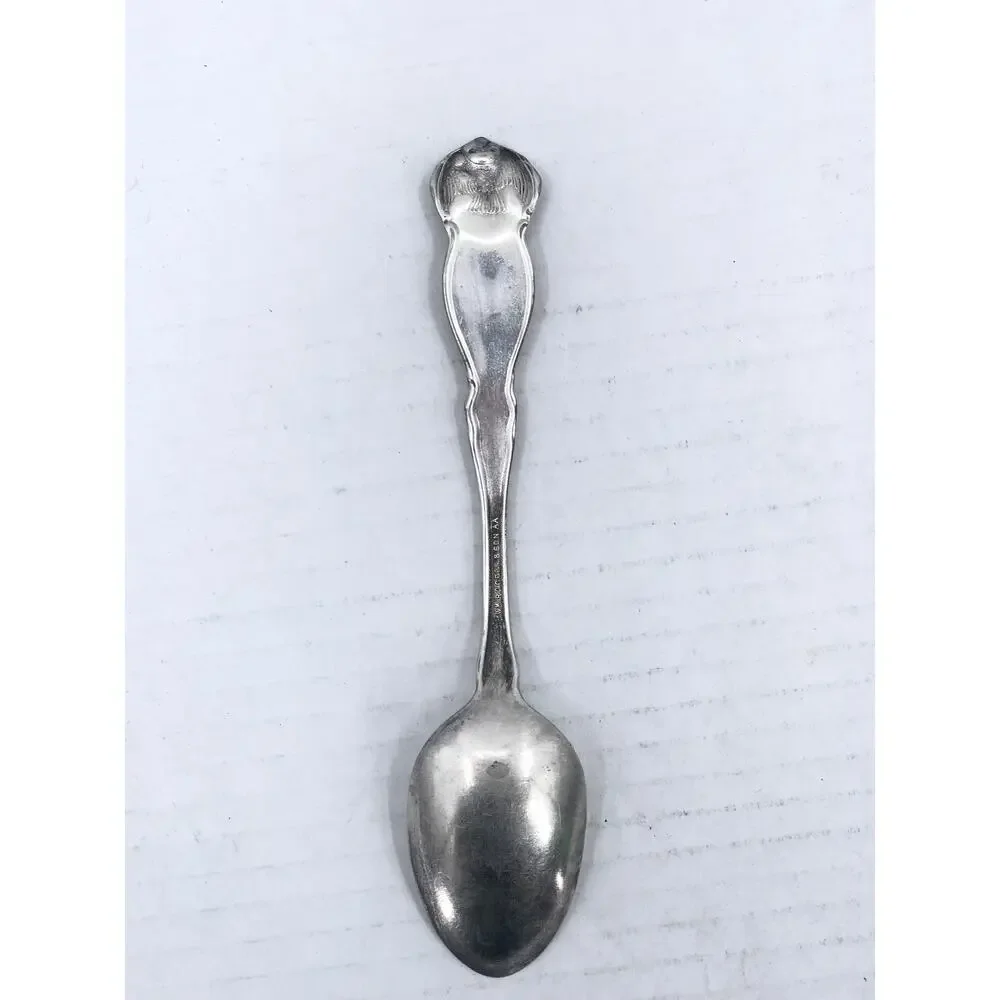 Vintage Silver Spoon Souvenir Indiana State Emblem WM Rogers